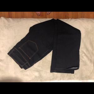 Dark navy boot cut jeans